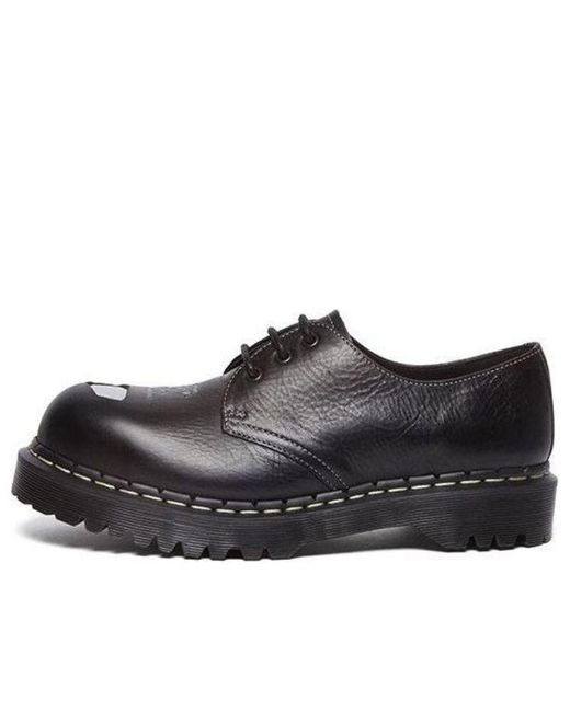Dr. Martens Brown 1461 Bex Exposed Steel Toe Oxford Shoes for men