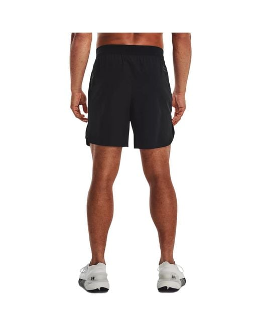 Under Armour Blue Armourprint Peak Woven Shorts for men