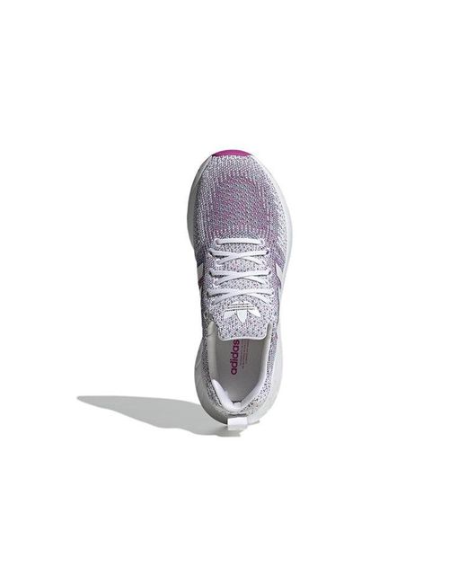 Adidas White (Wmns) Originals Swift Run 22 Shoes Fuchsia'