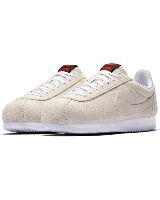 Nike Stranger Things X Classic Cortez Qs 'Upside Down' in White