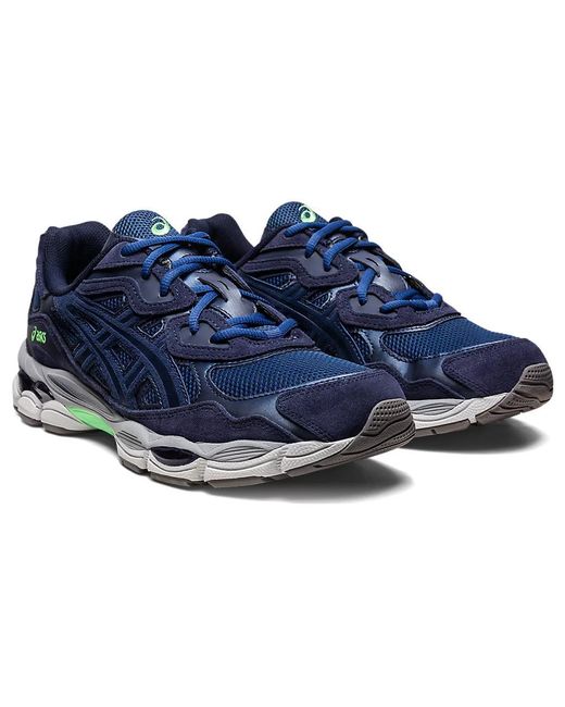 Asics Blue Sneakers Gel-nyc Grey Et White for men