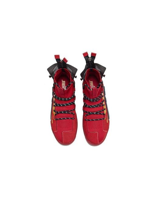 361 Degrees Red X Gundam Unicorn Skate Shoes 'Sinanju' for men