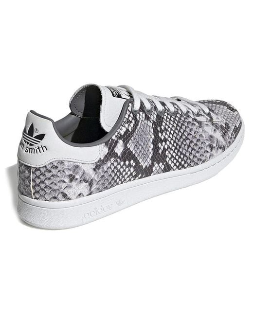 Adidas Gray Stan Smith 'Snakeskin' for men