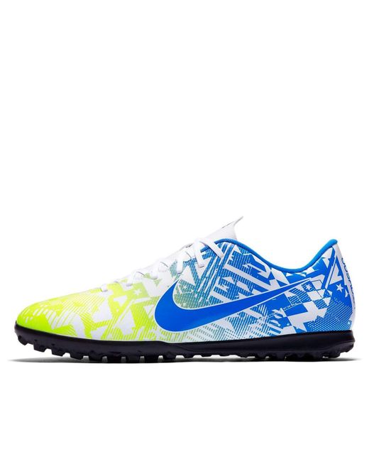 Nike Blue Vapor 13 Club Njr Tf Turf/Volt//Racer for men