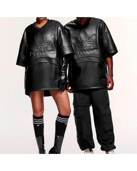 Adidas Black X Ivy Park Short Sleeve Fashion Jersey for men