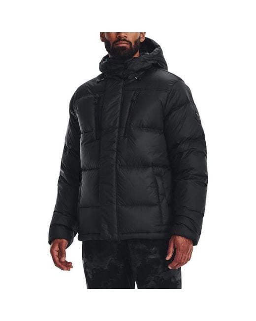 Under Armour Black Storm Coldgear Infrared Down Jacket for men
