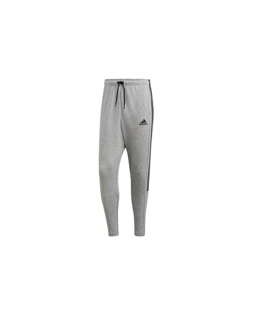 Adidas Gray Stripe Training Sports Long Pants for men