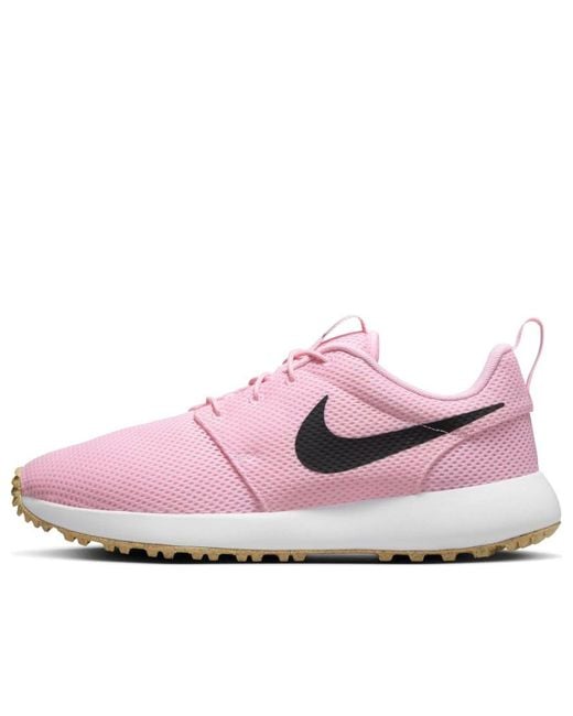 Nike Pink Roshe Golf Next Nature 'Medium Soft Gum' for men