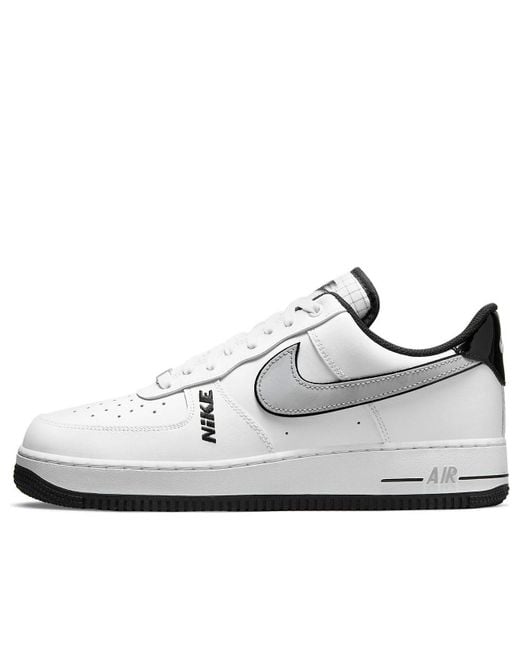 Nike White Air Force 1 '07 Lv8 Wolf' for men