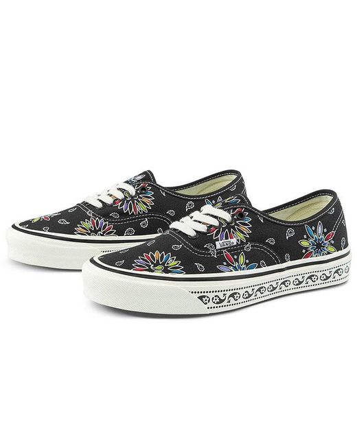 Vans Black Authentic 44 Dx 'Paisley for men