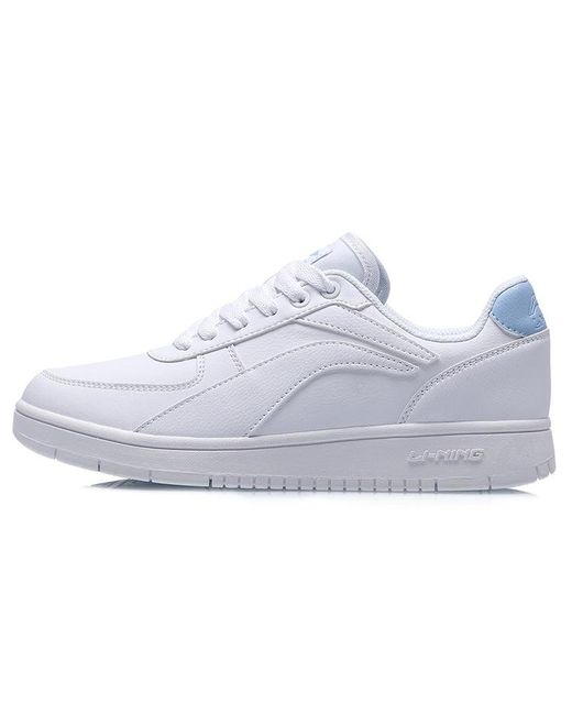 Li-ning White (Wmns) Classic Skateboarding Low