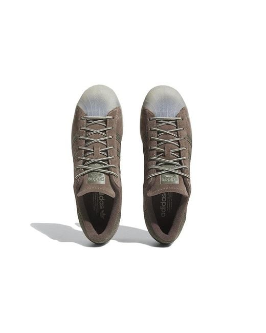 Adidas Brown Originals Superstar 'Earth Strata' for men