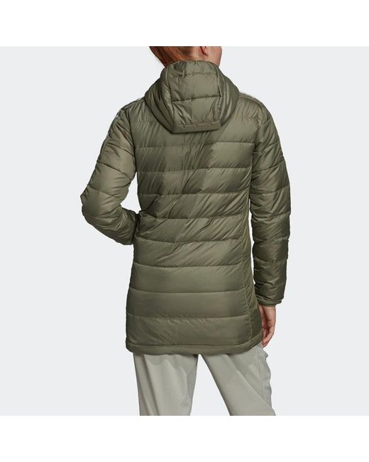 Adidas Green Female Essentials Down Parka