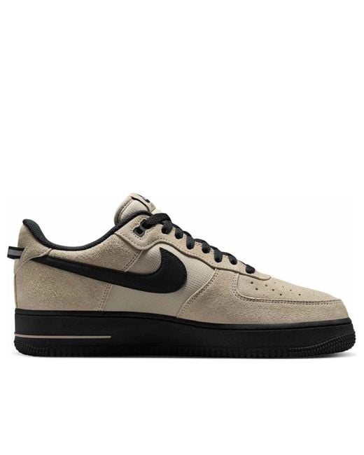 Nike Black Air Force 1 '07 Lv8 'Desert Khaki' for men