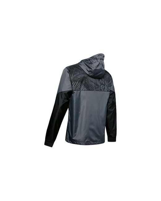 Under Armour Blue Project Rock Legacy Windbreaker Jacket 1351527-001 for men