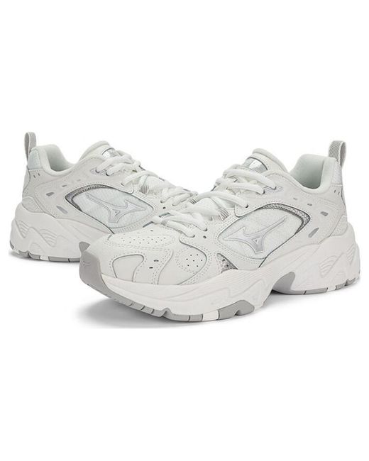 Mizuno White Casual Dad Shoes for men