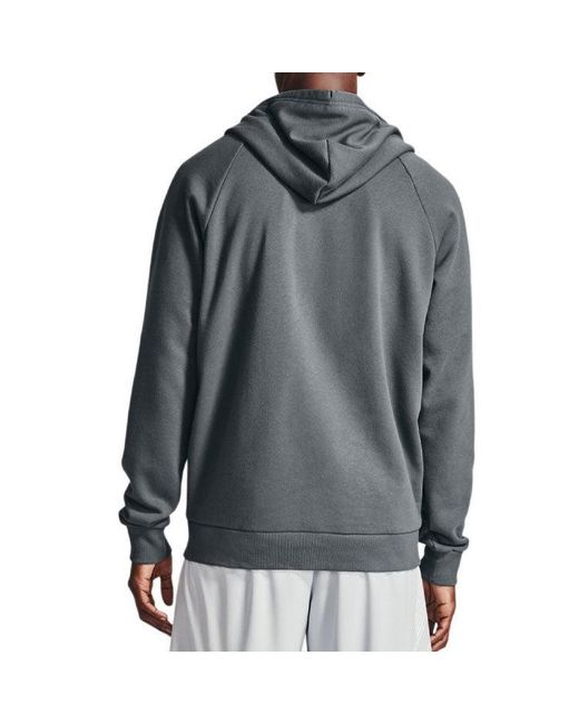 Under Armour Blue Casual Sports Hooded Logo Long Sleeves Jacket for men