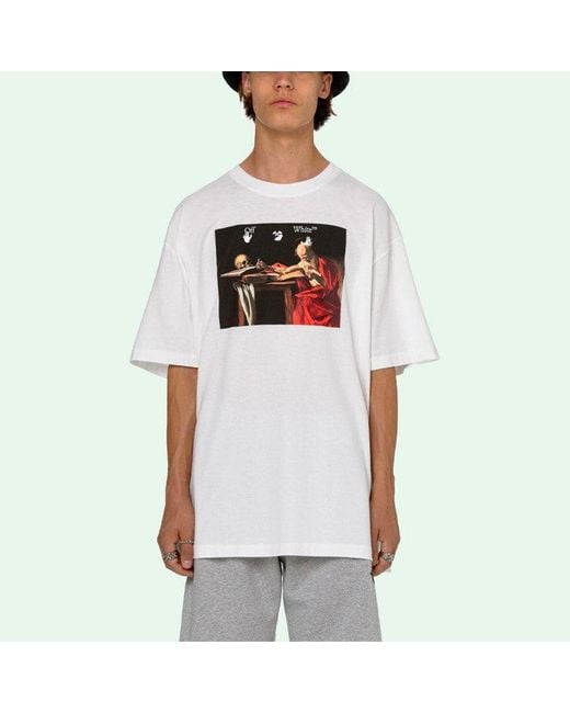 Off-White c/o Virgil Abloh White Caravaggio Over Tee for men