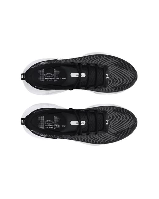 Under Armour Black Infinite Pro Running Shoes Castlerock for men