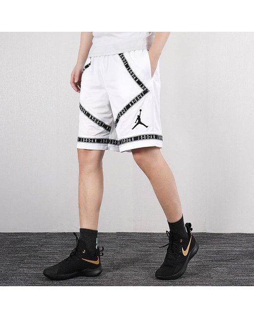 white nike basketball shorts