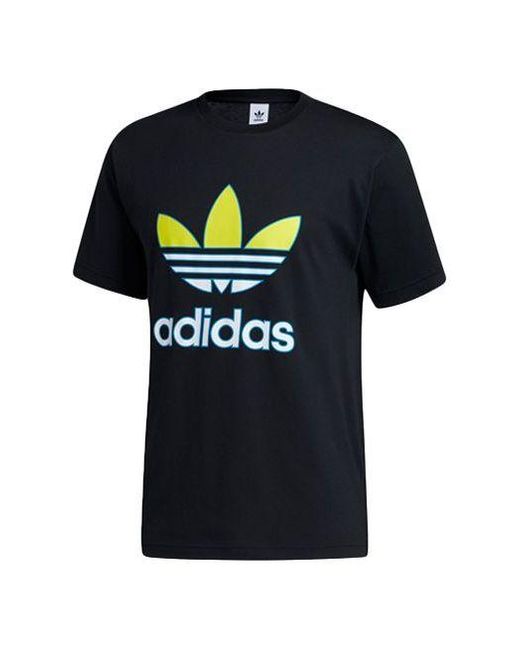 Adidas Black Originals S Road To Tokyo Trefoil Crew Neck for men