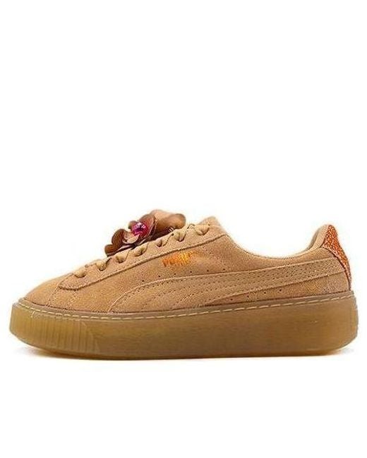 PUMA Brown (Wmns) Platform Flower Tassel