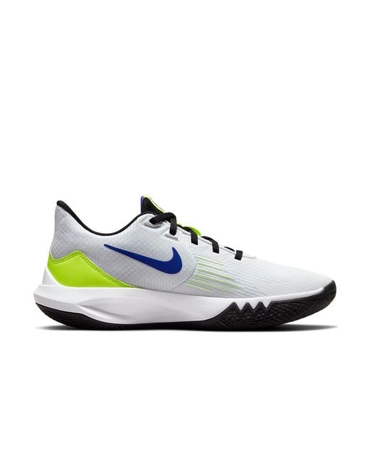 Nike Blue Precision 5 Barely Volt' for men