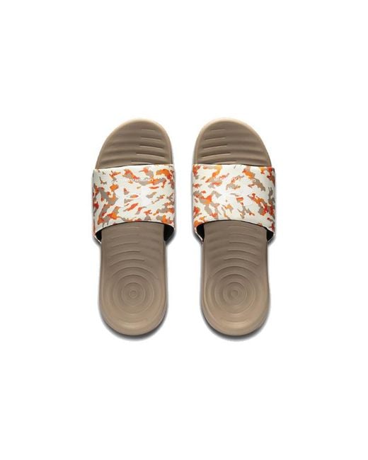 Under Armour Brown Ansa Camo Slipper for men