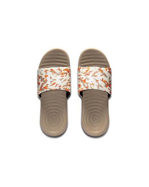 Under Armour Brown Ansa Camo Slipper for men