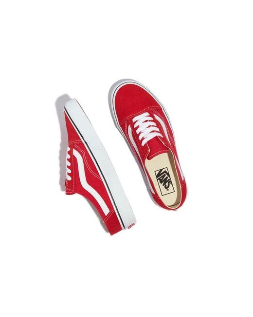 Vans Red Old Skool X Mule Racing for men