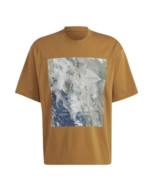 Adidas Natural Terrex Graphic T-Shirt for men