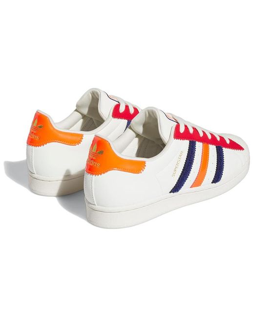 Adidas Blue Originals Superstar 'Off Better Scarlet Solar'