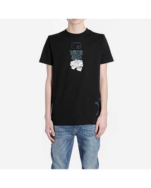 Off-White c/o Virgil Abloh Black C/O Virgil Abloh Fibonacci Dripping Arrows Slim for men