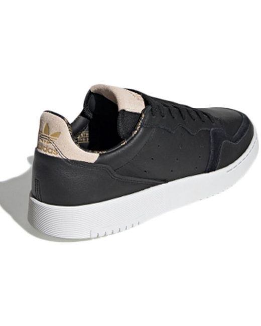 Adidas Black Supercourt 'Linen' for men