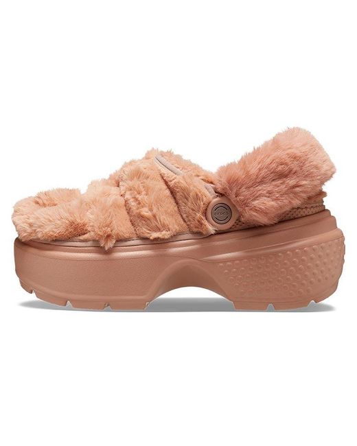 CROCSTM Pink (Wmns) Stomp Quilted Clog