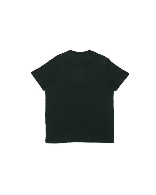 PUMA Black Fuslon Minimalistic Chest Alphabet Logo Label Short Sleeve for men