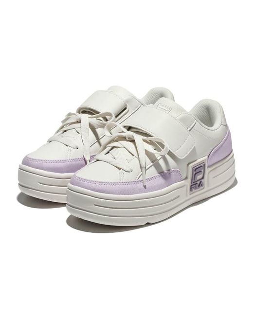Prominent Historicus Eervol Fila Funky Tennis Vc Shoes White/purple for Men | Lyst
