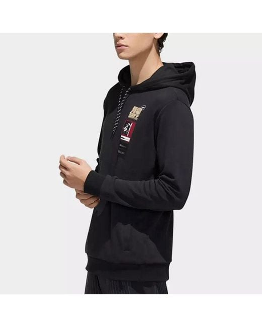 Adidas Blue Neo Printing Sports Pullover for men