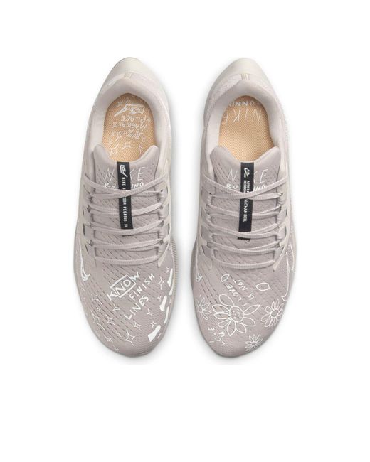 Nike Gray X Nathan Bell Air Zoom Pegasus 38 A.I.R. 'Run To A Magical Place for men