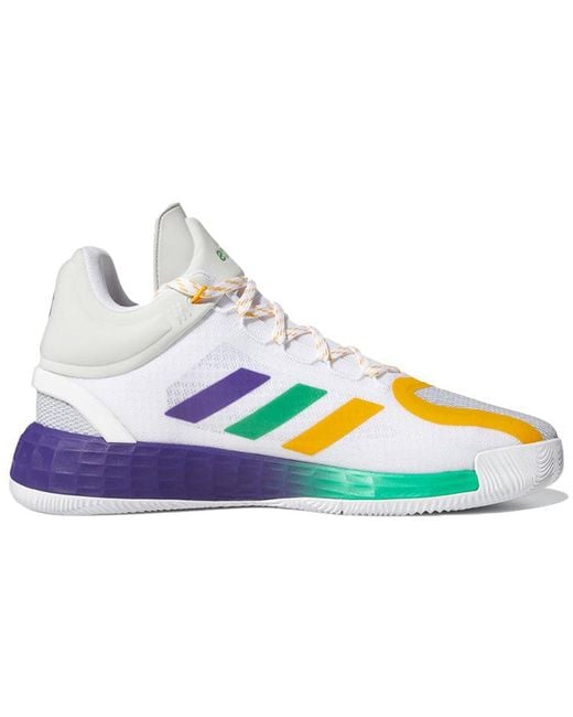 Adidas White D Rose 11 for men