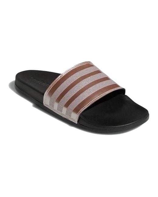 Adidas Brown (Wmns) Adilette Cloudfoam Plus Explorer Slides