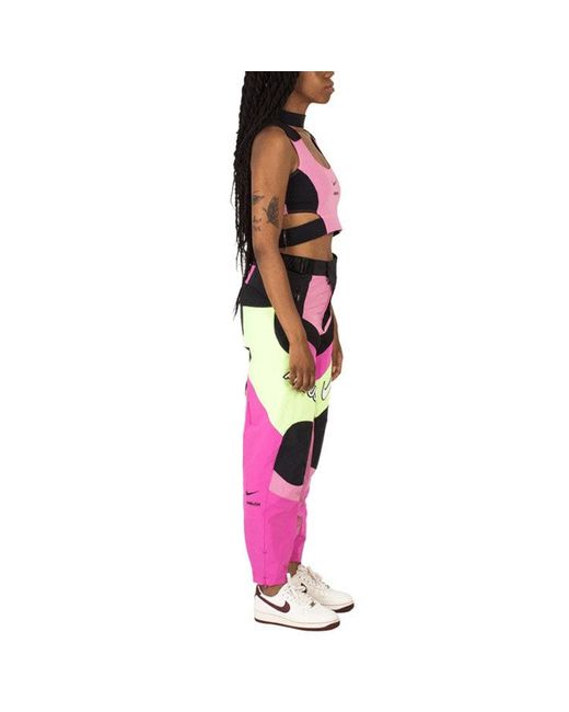 Nike Pink (Wmns) X Ambush Motorcycle Pants 'Active Fuchsia'