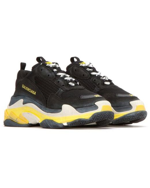 Balenciaga Yellow (Wmns) Triple S Daddy Shoes