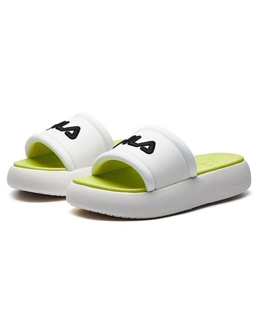 Fila White (Wmns) Donut Fashion Slipper Gs