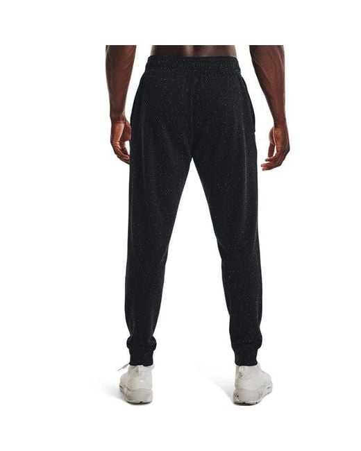 Under Armour Black Rival Terry Joggers for men