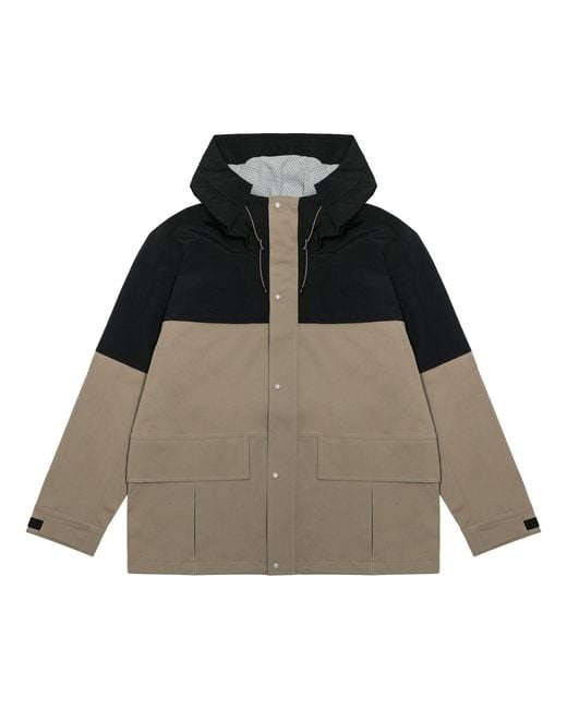 New Balance Natural Detachable Hooded Two-In-One Woven Solid Jacket 'Khaki' for men