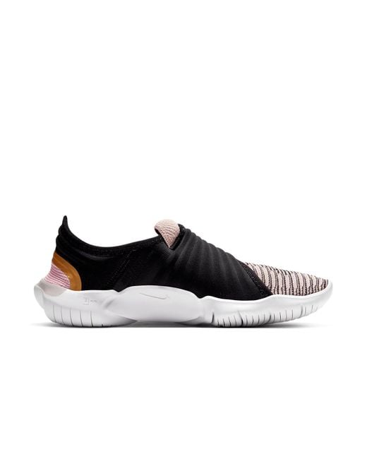 Nike Black (Wmns) Free Rn Flyknit 3.0 For/Golden