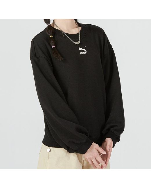 PUMA Black (Wmns) Graphic Sweatshirt