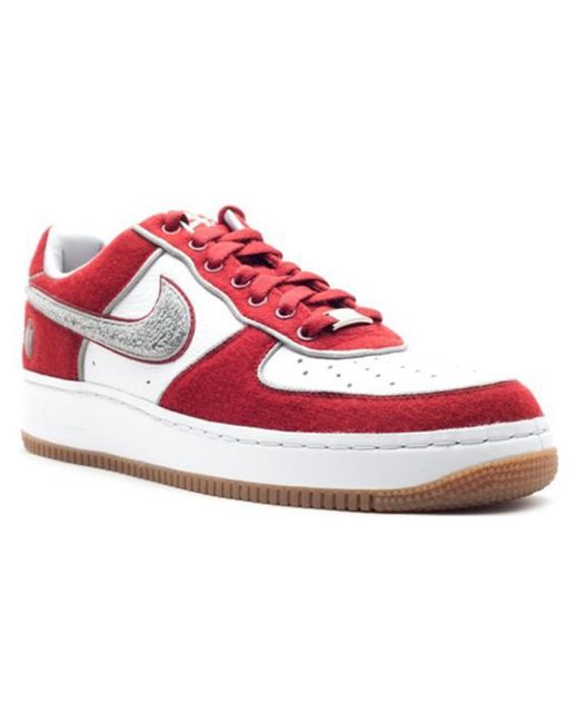 Nike Red Air Force 1 Low Supreme I/O 'Manhattan' for men