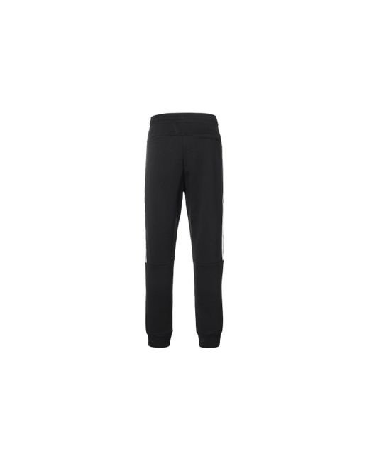 Adidas Black Casual Sports Bundle Feet Lacing Stripe Knit Long Pants for men